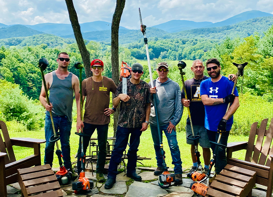 landscaping crew